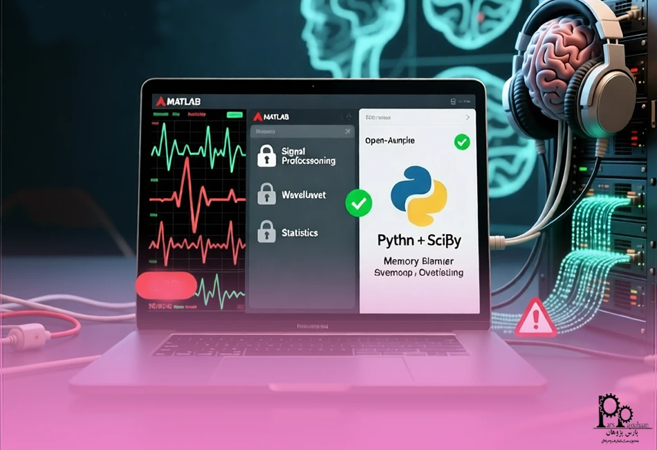 چالش‌های متلب در پردازش سیگنال‌های پزشکی